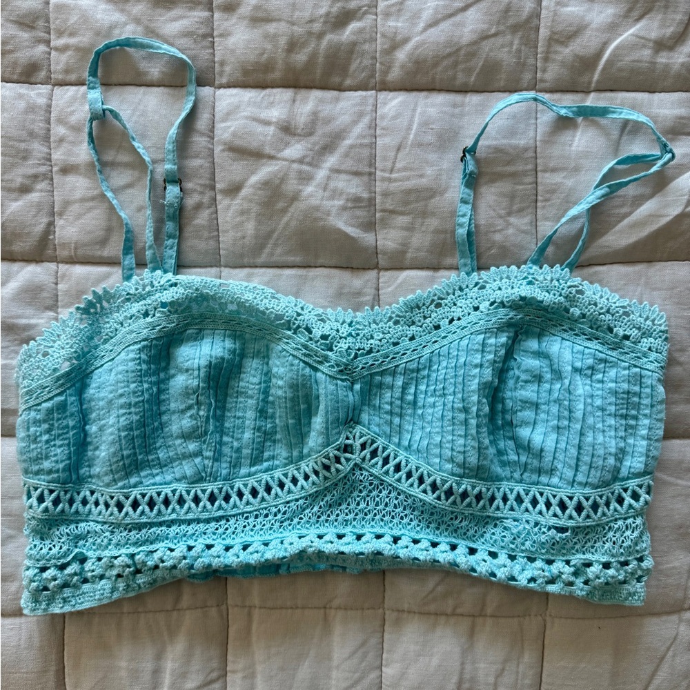 Free People Intimately Turquoise Bralette